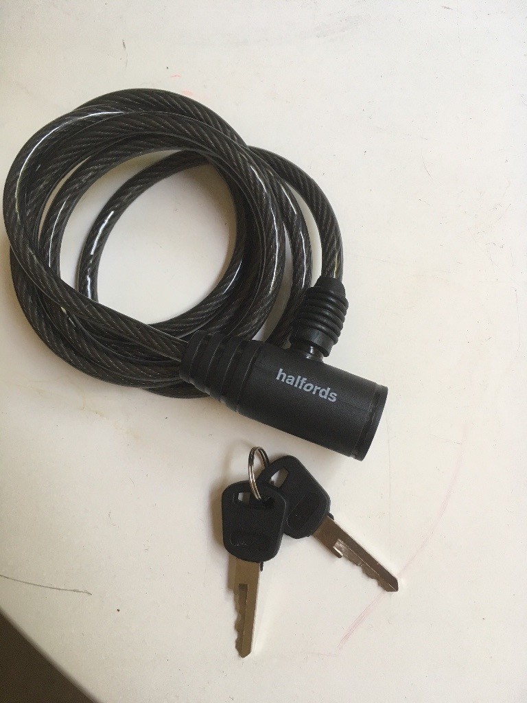 halfords cable lock